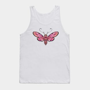 cute pink moth Tank Top